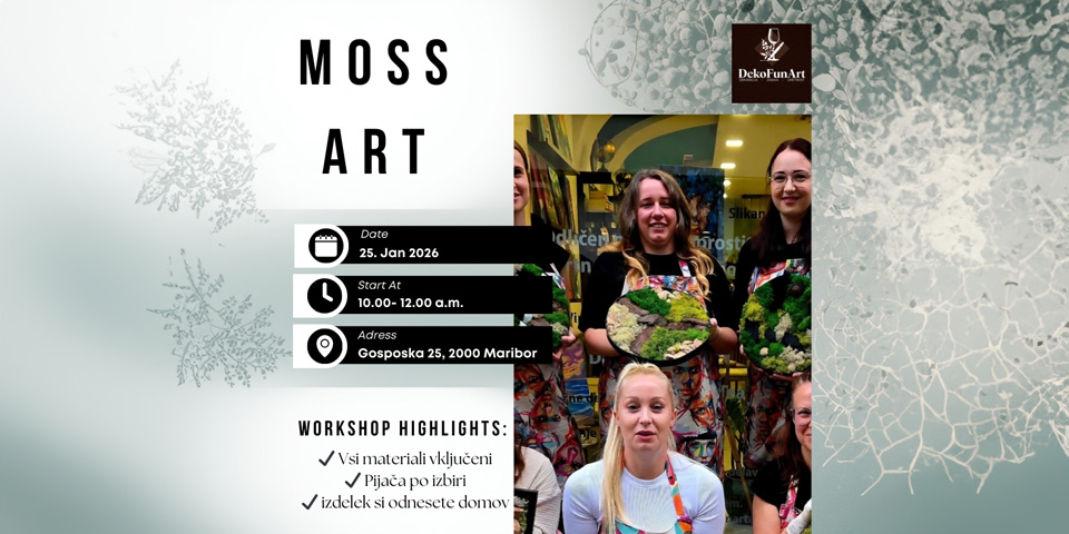 Moss wall art workshop